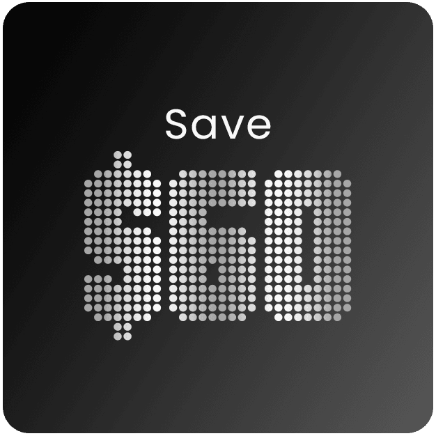 Save up to $60 with code LETSGO